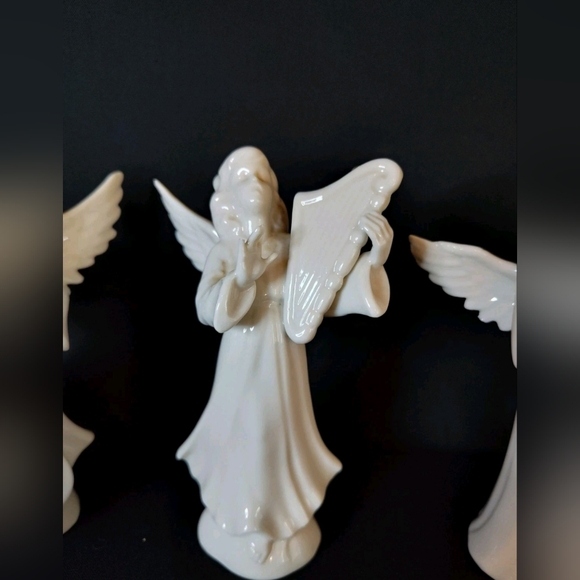 Karl-Heinz Klette Porcelain Angel Orchestra Set of 8 Figurines Germany - Picture 7 of 10